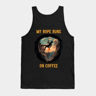 My rope runs on coffee Tank Top